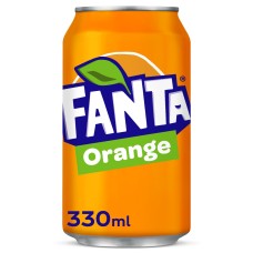 Fanta Orange Blikjes 33cl Tray 24 Stuks Deens